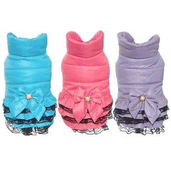 Winter Warm New Dog Dress clothes Sweety Bowknot Pet Princess Dresses for Puppy Cats Teddy winter dress 
Winter Warm New Dog Dress clothes Sweety Bowknot Pet Princess Dresses for Puppy Cats Teddy winter dress