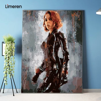 The Avengers Movie Superhero Black Widow DIY Acrylic Oil Coloring Painting By Numbers On Canvas For Unique Gift Home Decor
The Avengers Movie Superhero Black Widow DIY Acrylic Oil Coloring Painting By Numbers On Canvas For Unique Gift Home Decor