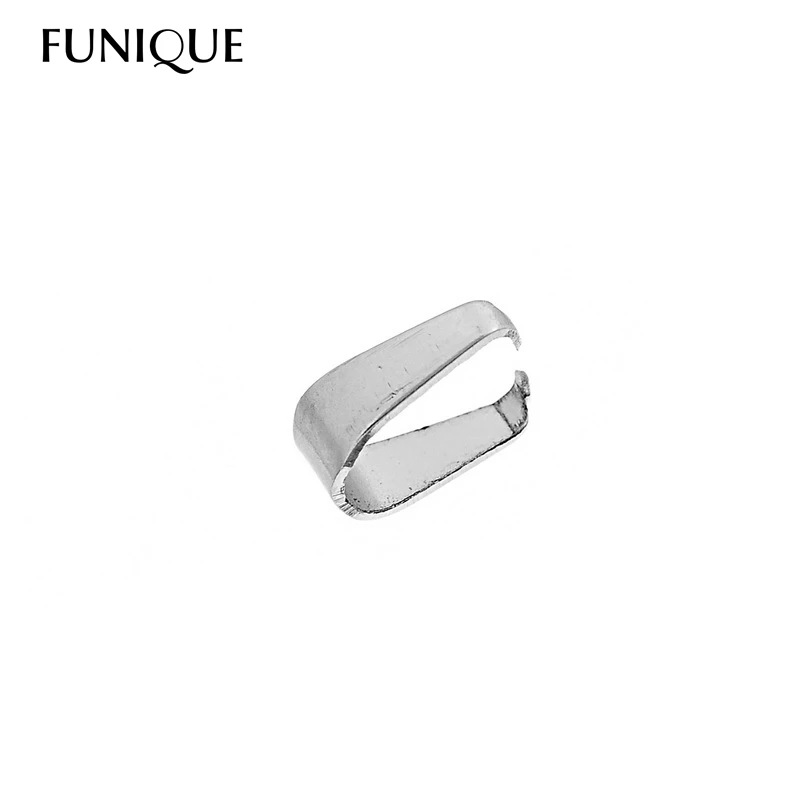 100PCs Stainless Steel Pendant Pinch Bail Clasps Silver Tone 10mmx6.7mm DIY Jewelry Findings Accessories
100PCs Stainless Steel Pendant Pinch Bail Clasps Silver Tone 10mmx6.7mm DIY Jewelry Findings Accessories