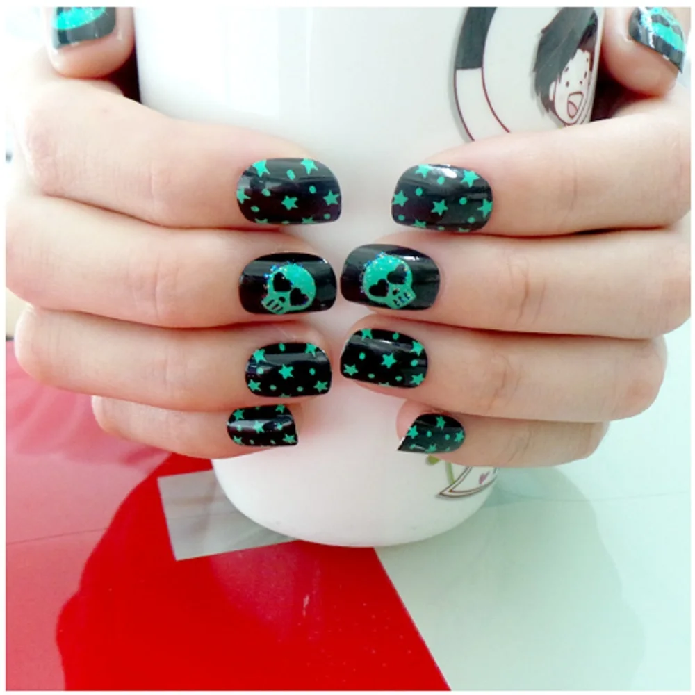 New Halloween Ghost Fake Nail Nail Patch Manicure Adult Children General Environmental Protection Random Delivery
New Halloween Ghost Fake Nail Nail Patch Manicure Adult Children General Environmental Protection Random Delivery