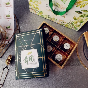 22.2x15x5cm Romantic Bronzing Green Cake Gift Box,Chocolate Muffin Biscuits Box for Cookie Makaron Packing Package Gifts
22.2x15x5cm Romantic Bronzing Green Cake Gift Box,Chocolate Muffin Biscuits Box for Cookie Makaron Packing Package Gifts