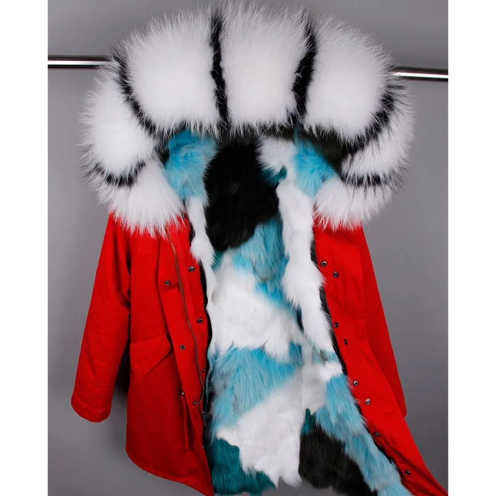 MAO MAO KONG2017 women long hooded fox fur liner jacket coat fashion winter raccoon fur collar blue gray purple high quality DHL
MAO MAO KONG2017 women long hooded fox fur liner jacket coat fashion winter raccoon fur collar blue gray purple high quality DHL