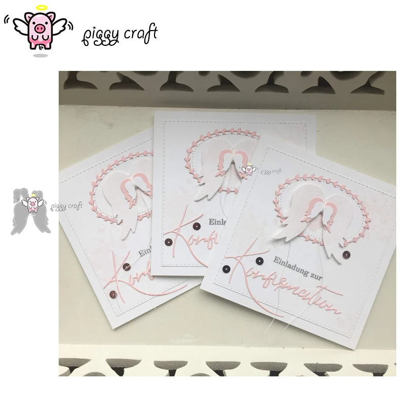 Piggy Craft metal cutting dies cut die mold New 3D wings decoration Scrapbook paper craft knife mould blade punch stencils dies
Piggy Craft metal cutting dies cut die mold New 3D wings decoration Scrapbook paper craft knife mould blade punch stencils dies