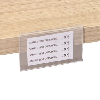 Plastic PVC Shelf Data Strips Clip Holder with Adhesive Tape on Back 10cm for Merchandise Price Talker Sign Label Display 100pcs
Plastic PVC Shelf Data Strips Clip Holder with Adhesive Tape on Back 10cm for Merchandise Price Talker Sign Label Display 100pcs