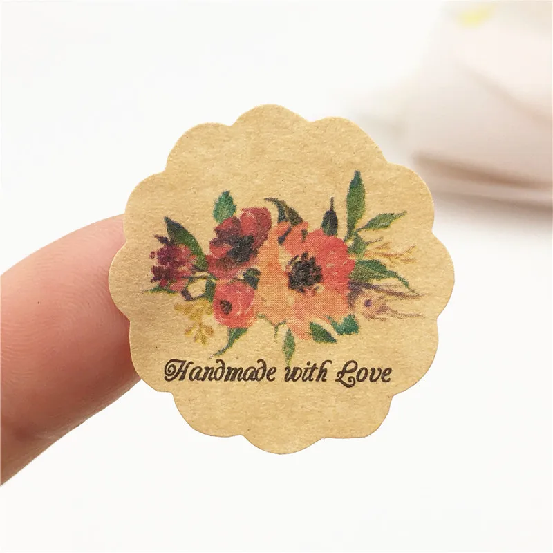 100Pcs/Lot Handmade With Love Paper Stickers Round 3cm Multiple Styles Jewelry Accessory Packaging Sealing Self-adhesive Sticker
100Pcs/Lot Handmade With Love Paper Stickers Round 3cm Multiple Styles Jewelry Accessory Packaging Sealing Self-adhesive Sticker