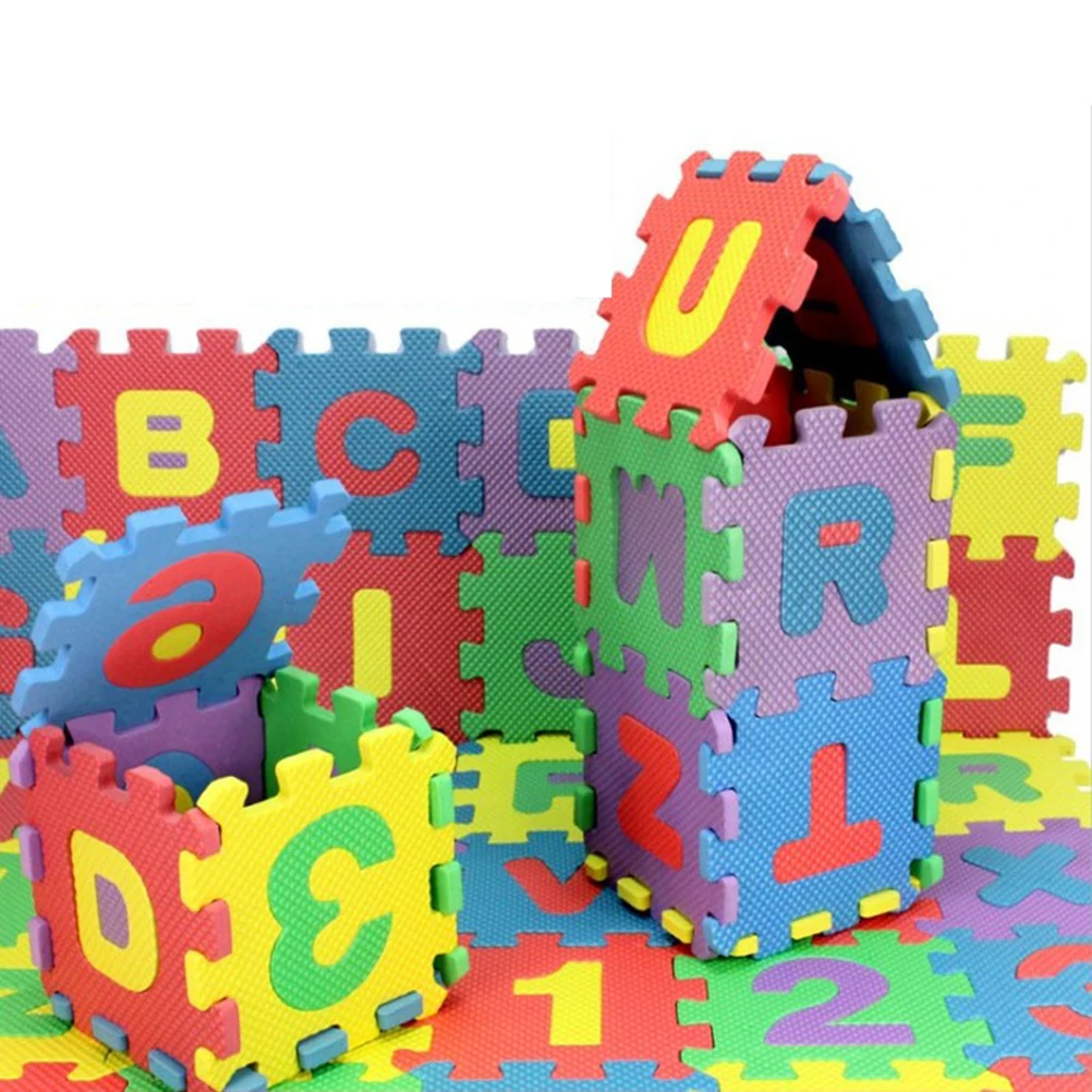 Baby Educational Toys 36Pcs Mini Puzzle Mats Colorful Foam Alphabet And Number Interlocking Puzzle Mats Kids Learning Toys
Baby Educational Toys 36Pcs Mini Puzzle Mats Colorful Foam Alphabet And Number Interlocking Puzzle Mats Kids Learning Toys
