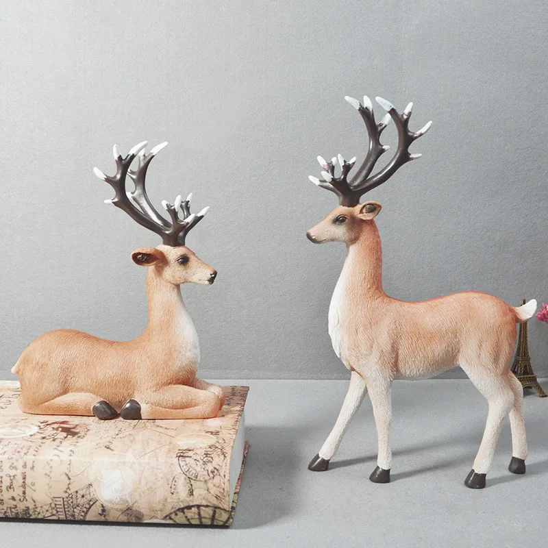 Nordic Modern Elk Large Resin Statue Hand Color Painted Deer Animal Figurine Living Room Ornaments Creative Gift Home Decoration
Nordic Modern Elk Large Resin Statue Hand Color Painted Deer Animal Figurine Living Room Ornaments Creative Gift Home Decoration