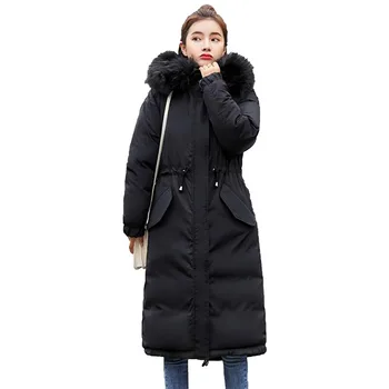 2018 Newest Women Winter Jacket Coat Female Padded Cotton Long Parkas Coat with Faux Fur Collar Hooded Lady Thicken Outwear F687 
2018 Newest Women Winter Jacket Coat Female Padded Cotton Long Parkas Coat with Faux Fur Collar Hooded Lady Thicken Outwear F687