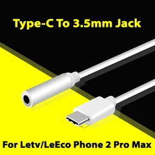 Letv Le 2 Pro Audio Adapter Type-C to 3.5mm Jack AUX Earphone Microphone Headset Plug Covertor Cable For Letv LeEco 3 Pro X720