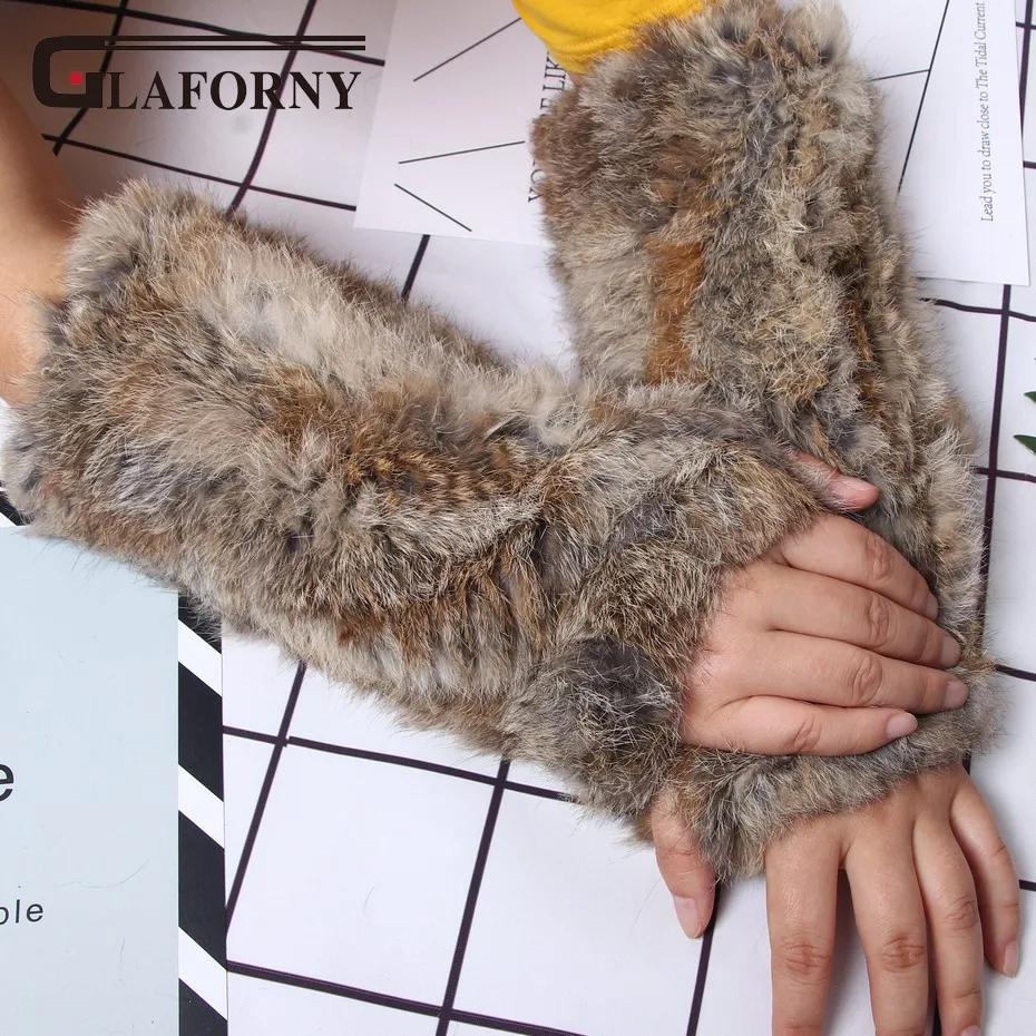 Glaforny 2018 New Women Fashion Rabbit Fur Gloves Hand Made Knitted Winter Fur Fabric Real Rabbit Fur Gloves Mittens Handwear
Glaforny 2018 New Women Fashion Rabbit Fur Gloves Hand Made Knitted Winter Fur Fabric Real Rabbit Fur Gloves Mittens Handwear