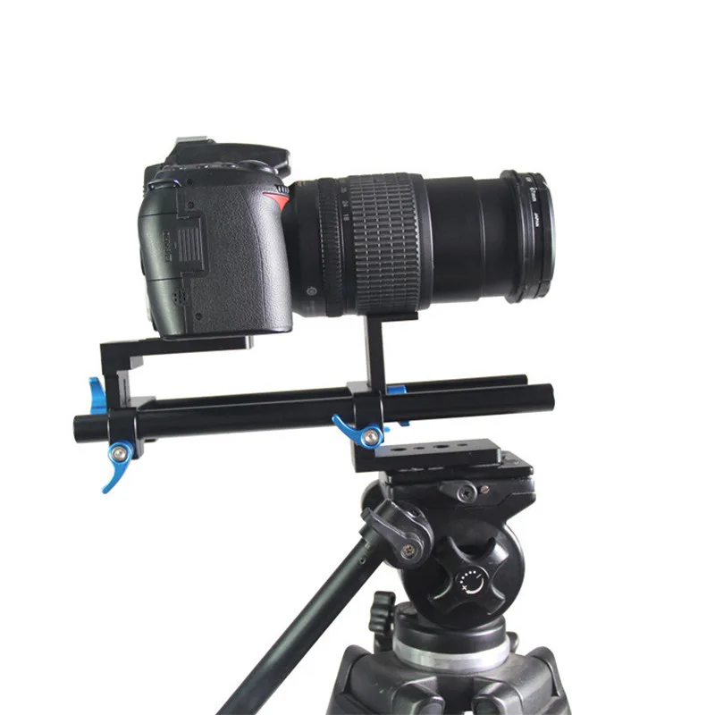 DSLR Rig/Video Camera 15mm dual track rod support system Aluminum Alloy DSLR Camera Baseplate 3/8" 1/4"Screw Quick Release Plate
DSLR Rig/Video Camera 15mm dual track rod support system Aluminum Alloy DSLR Camera Baseplate 3/8" 1/4"Screw Quick Release Plate