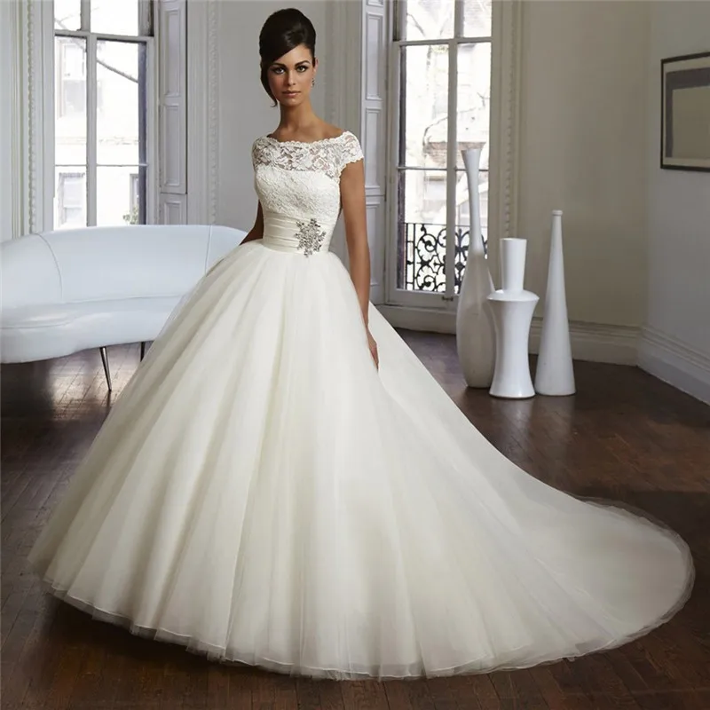 Элегантное свадебное платье от кутюр кружевные фатиновые свадебные платья