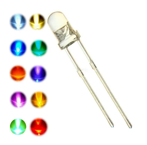 1000Pcs 5mm White Round Water Clear Super bright LED F5 Warm white Red Green Blue Yellow uv-purple pink Orange Ice blue lamp RGB
1000Pcs 5mm White Round Water Clear Super bright LED F5 Warm white Red Green Blue Yellow uv-purple pink Orange Ice blue lamp RGB
