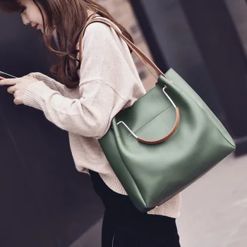Brand Design Women Shoulder Bag Large Capacity Chain Bucket Handbags Quality PU Leather Women's Totes Shopping Bag sac a main
Brand Design Women Shoulder Bag Large Capacity Chain Bucket Handbags Quality PU Leather Women's Totes Shopping Bag sac a main
