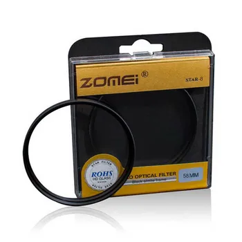 Premium Original Zomei 58mm Professional Star Filter 8 Line Point 8PT for Canon Eos Nikon Sony Pentax Olympus DSLR Camera Lens
Premium Original Zomei 58mm Professional Star Filter 8 Line Point 8PT for Canon Eos Nikon Sony Pentax Olympus DSLR Camera Lens