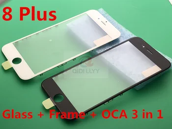 10pcs/lot AAA+ 3 in 1 front cold pressed outer glass Middle Bezel frame assembled + OCA film for iPhone 8 Plus 5.5' Replacement
10pcs/lot AAA+ 3 in 1 front cold pressed outer glass Middle Bezel frame assembled + OCA film for iPhone 8 Plus 5.5' Replacement