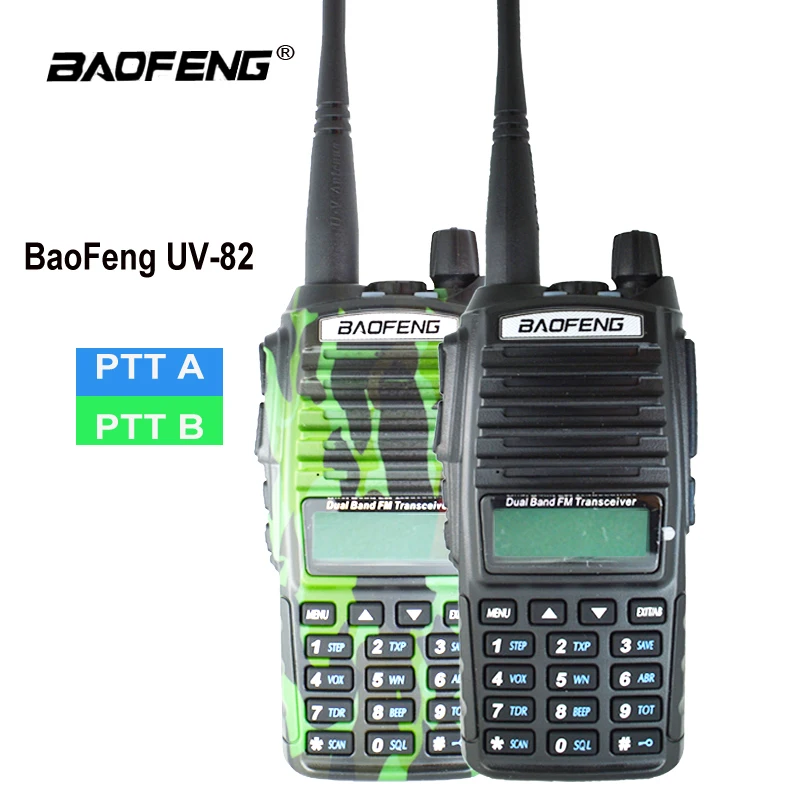 Orginal Baofeng UV-82 Walkie Talkie UV 82 Portable Two way Radio Dual PTT Ham CB Radio Station VHF UHF UV82 Hunting Transceiver
Orginal Baofeng UV-82 Walkie Talkie UV 82 Portable Two way Radio Dual PTT Ham CB Radio Station VHF UHF UV82 Hunting Transceiver