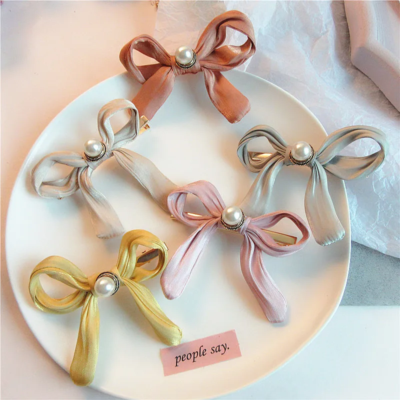 Korea Trendy Big Cloth Bow Hair Clips For Women Costume Jewelry Brooch Imitation Pearl Decorated Hairgrips Korea Hair Jewelry
Korea Trendy Big Cloth Bow Hair Clips For Women Costume Jewelry Brooch Imitation Pearl Decorated Hairgrips Korea Hair Jewelry