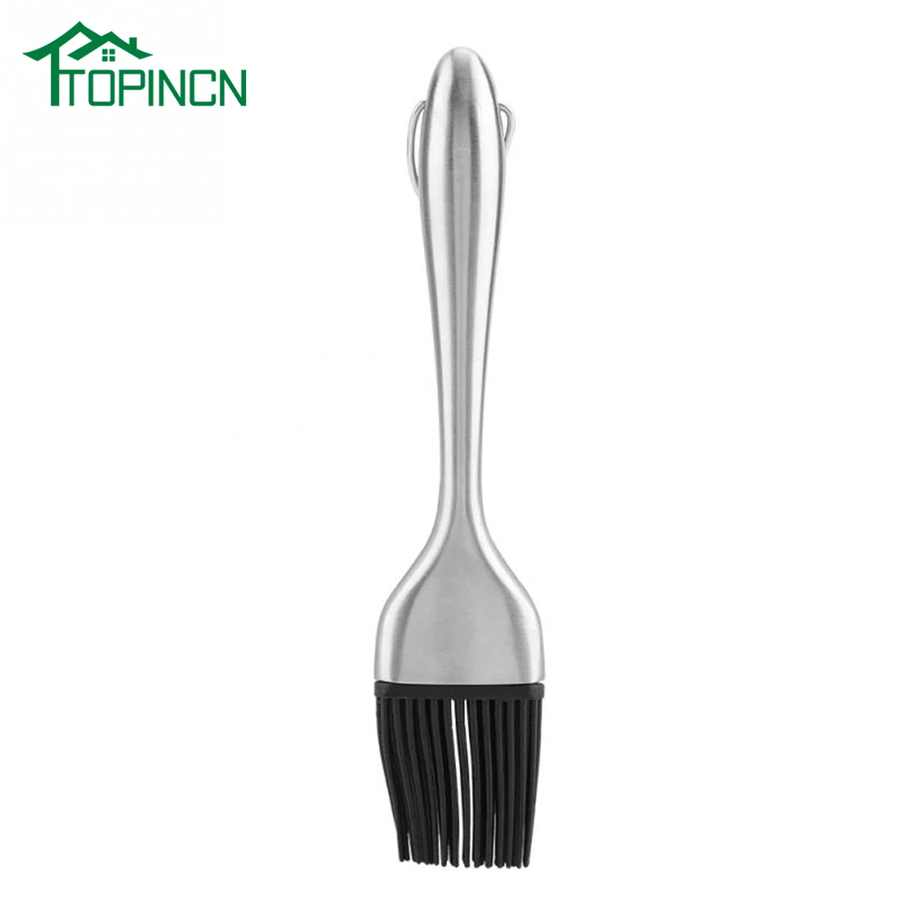 TOPINCN Kitchen Cooking Tools Stainless Steel BBQ Oil Brush Basting Pastry Cake Baking Brush
TOPINCN Kitchen Cooking Tools Stainless Steel BBQ Oil Brush Basting Pastry Cake Baking Brush