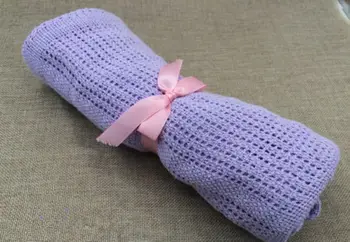 13Colors Baby Blankets Super Soft Cotton Crochet Summer