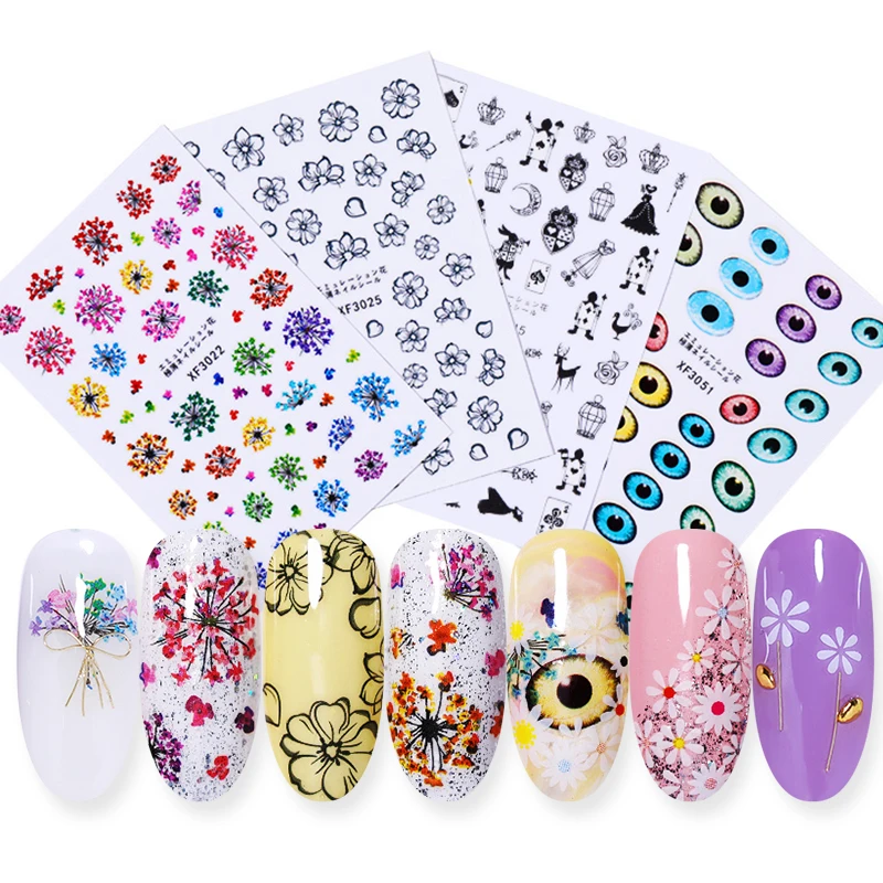 1 Sheet Nail Water Decals Colorful Flower Beauty Patterns Transfer Stickers Paper Fingertips Decoration Nails
1 Sheet Nail Water Decals Colorful Flower Beauty Patterns Transfer Stickers Paper Fingertips Decoration Nails
