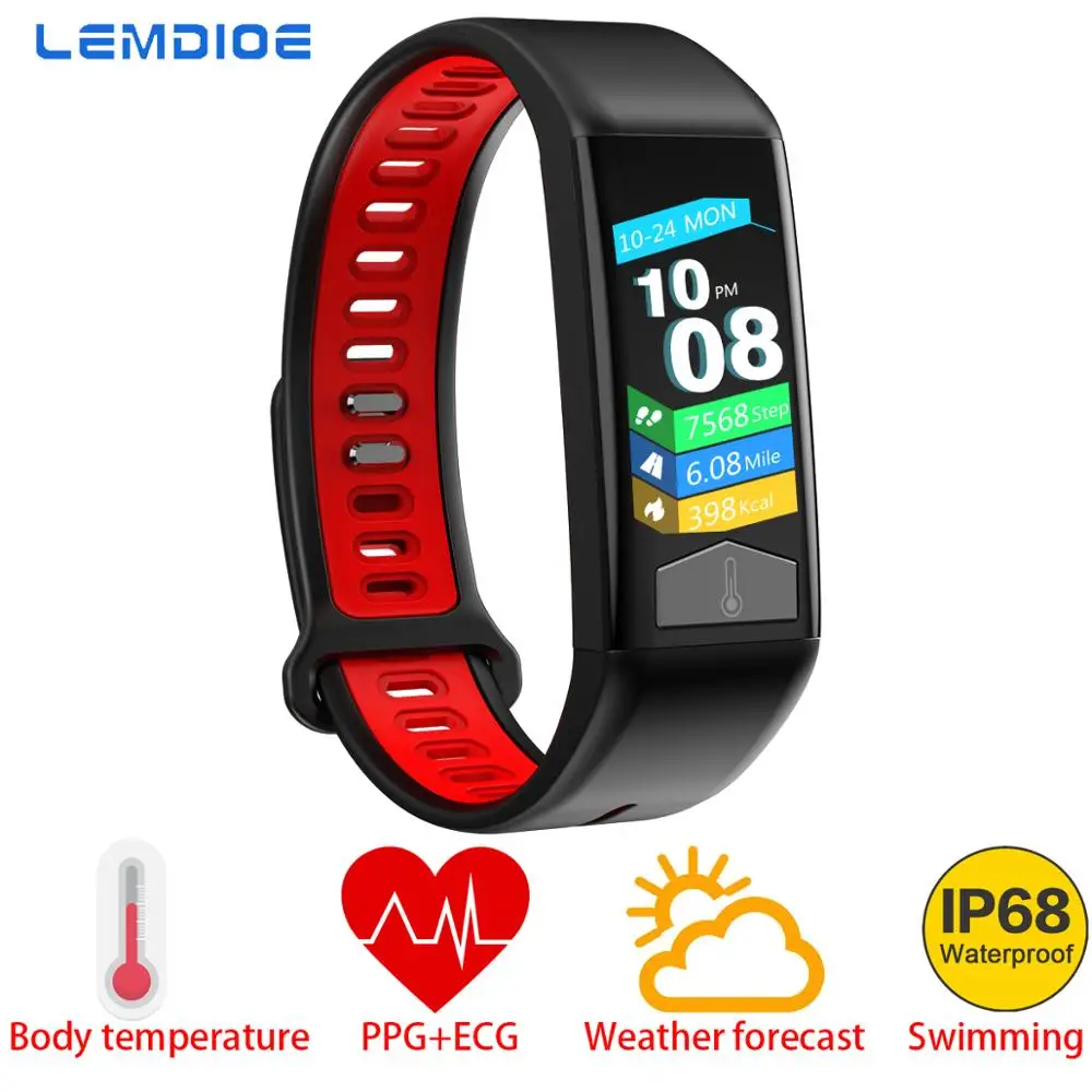 LEMDIOE Body Temperature PPG+ECG Smart Watch Waterproof IP68 Blood Oxygen Sleep Monitor Full Font Push Smartwatch Women Men
LEMDIOE Body Temperature PPG+ECG Smart Watch Waterproof IP68 Blood Oxygen Sleep Monitor Full Font Push Smartwatch Women Men