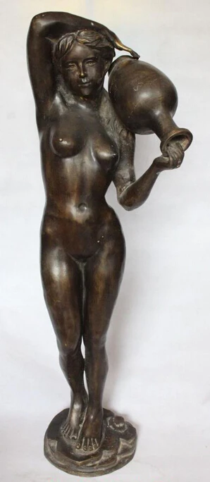 shitou 002925 31"Chinese Bronze Nude Female Celestial Figurine Fairy Maiden Belle Vase Statue discount 30% (C0324)
shitou 002925 31"Chinese Bronze Nude Female Celestial Figurine Fairy Maiden Belle Vase Statue discount 30% (C0324)