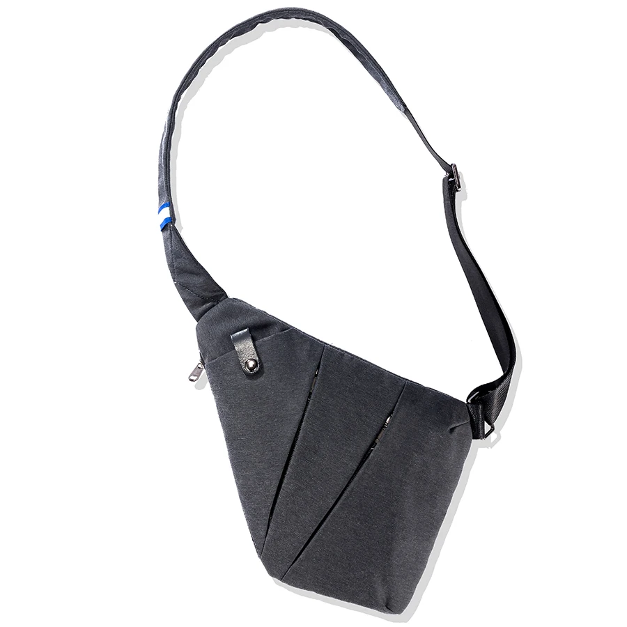 Anti-Theft Single Shoulder Chest Bags Casual Man Multifunctional Small Fashion Sling Canvas Crossbody Male |