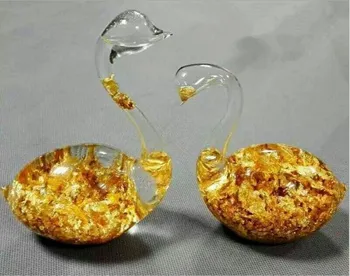 1SET New Crystal Gold Foil Swan Creative New Year Gift, Luxury Gold Foil Home Decor with Gift Box Package LH 008
1SET New Crystal Gold Foil Swan Creative New Year Gift, Luxury Gold Foil Home Decor with Gift Box Package LH 008