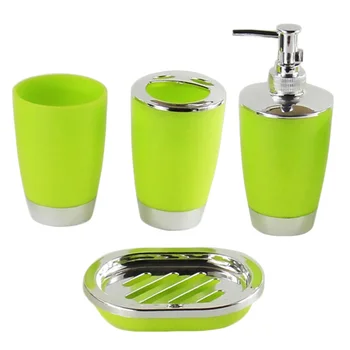 4 Pcs/Set Bathroom Suit Plastic Shampoo Press Bottle Wash Gargle Cup Toothbrush Holder Soap Dish Bath Accessories TB Sal
4 Pcs/Set Bathroom Suit Plastic Shampoo Press Bottle Wash Gargle Cup Toothbrush Holder Soap Dish Bath Accessories TB Sal
