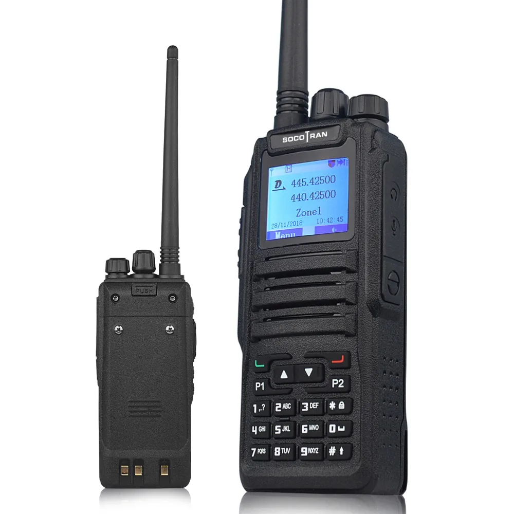 Dual Band Digital walkie talkie DM-1701 DMR Two-way radio Ham Amateur Radio dual time slot Tier II ( dm-5r plus upgrade version)
Dual Band Digital walkie talkie DM-1701 DMR Two-way radio Ham Amateur Radio dual time slot Tier II ( dm-5r plus upgrade version)