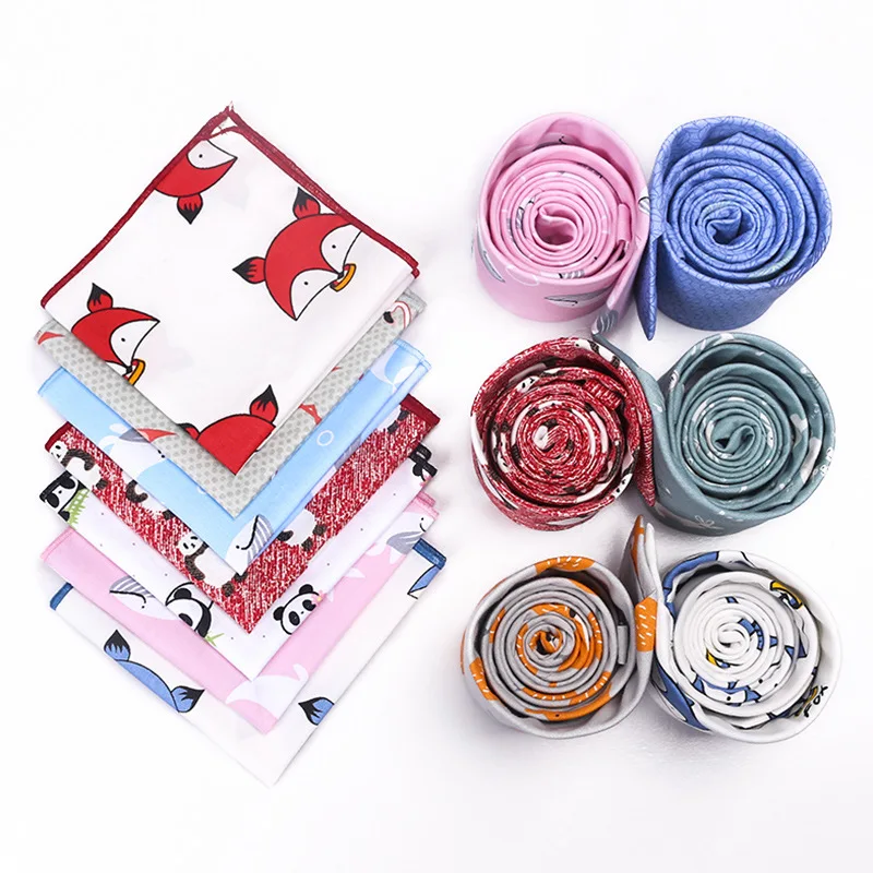 2019 New Cotton Tie Scarf Set Cartoon Print Cotton Tie Set Men's Flamingo Fox Panda Animal Print Tie Casual Fashion
2019 New Cotton Tie Scarf Set Cartoon Print Cotton Tie Set Men's Flamingo Fox Panda Animal Print Tie Casual Fashion