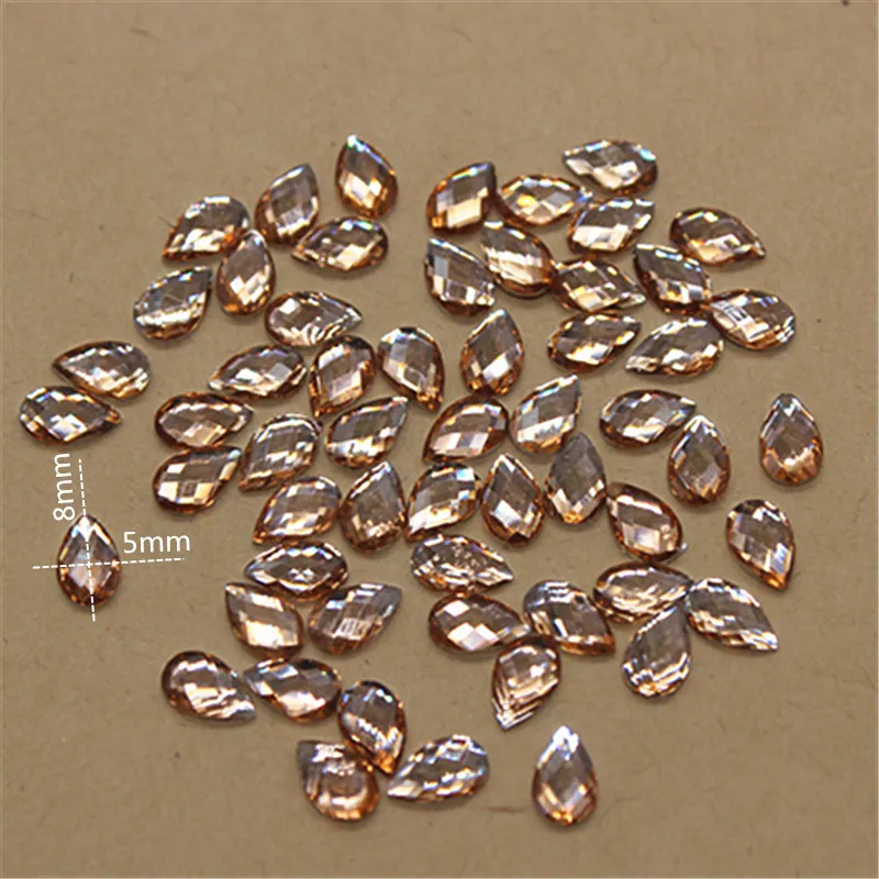 500pcs 5*8mm Champagne Color Resin Rhinestone Teardrop Flatback Cabochon Stone DIY Nail Art Decoration
500pcs 5*8mm Champagne Color Resin Rhinestone Teardrop Flatback Cabochon Stone DIY Nail Art Decoration