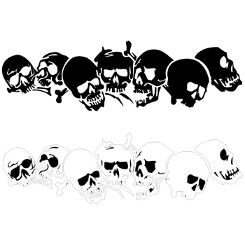 DJSona Skull Vinyl Car Stickers Motorcycle Decals Car Styling Accessories PET Window Decoration Car Sticker Decal Wholesale
DJSona Skull Vinyl Car Stickers Motorcycle Decals Car Styling Accessories PET Window Decoration Car Sticker Decal Wholesale