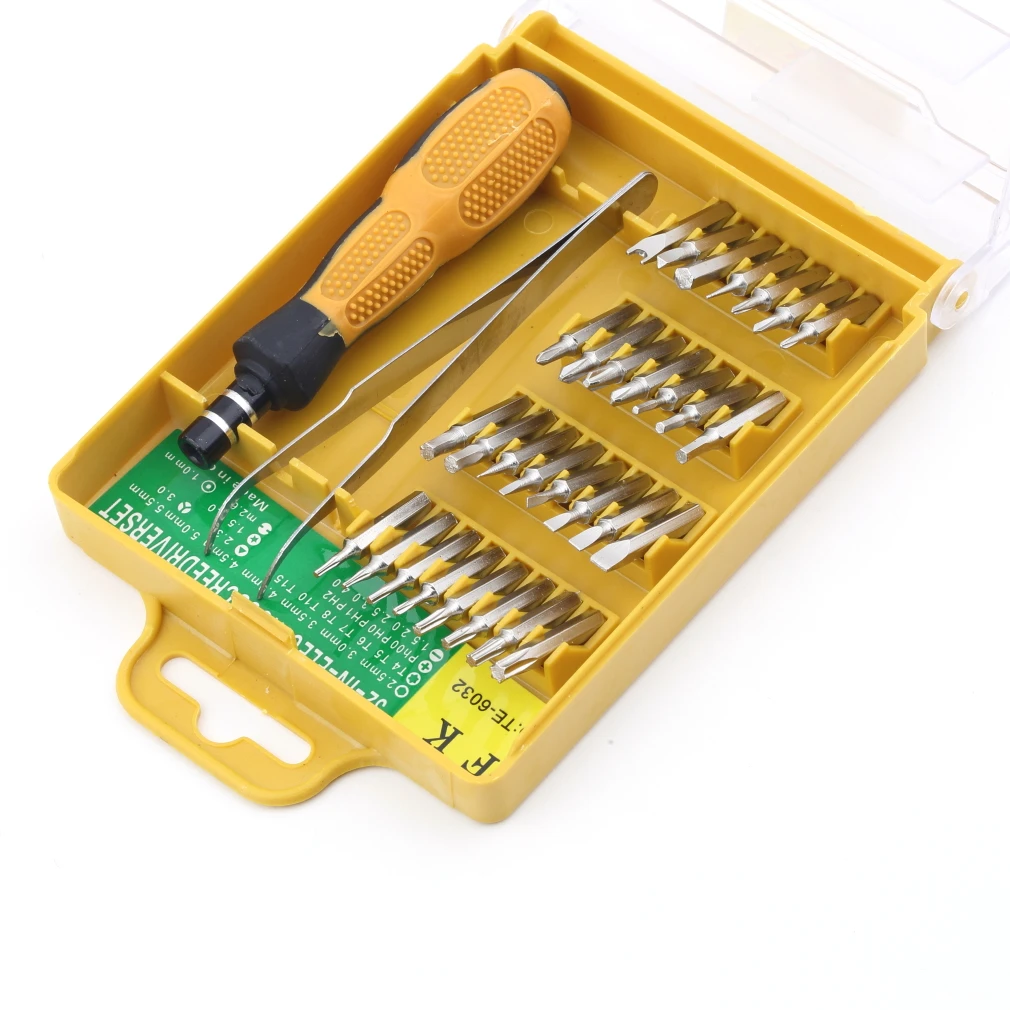32 In 1 Micro Pocket Precision Screw Kit Electronic Magnetic Screwdriver Set Tool Household Tool Set
32 In 1 Micro Pocket Precision Screw Kit Electronic Magnetic Screwdriver Set Tool Household Tool Set