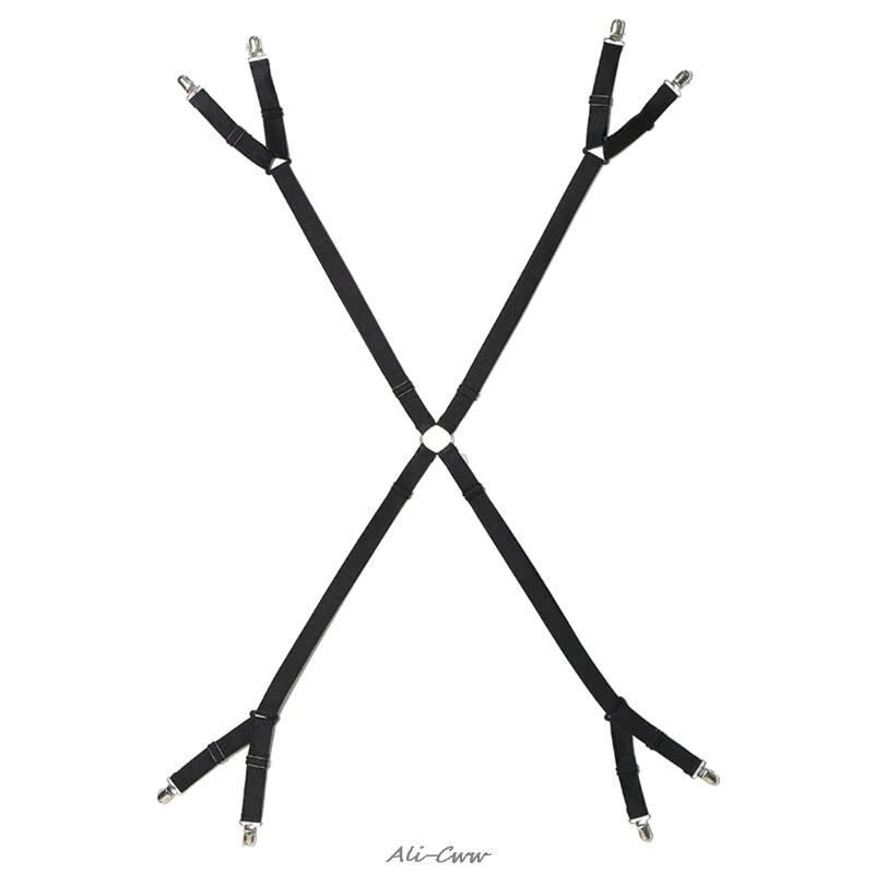 One set Crisscross Adjustable Bed/Fitted Sheet Straps Suspenders Gripper/Holder/Fastener -Keep your bed sheet in place
One set Crisscross Adjustable Bed/Fitted Sheet Straps Suspenders Gripper/Holder/Fastener -Keep your bed sheet in place