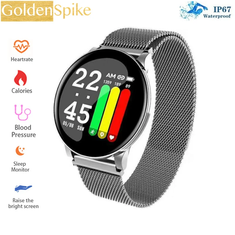 Women's fashion smart watch W8 support heart rate blood pressure blood oxygen sleep monitoring fitness sports smartwatch
Women's fashion smart watch W8 support heart rate blood pressure blood oxygen sleep monitoring fitness sports smartwatch