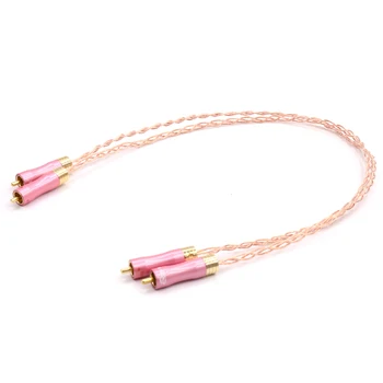 3CU 99.9999% OCC single copper Silver Plated RCA to RCA Cable Digital Audio Video RCA Hifi Subwoofer AV TV Cables
3CU 99.9999% OCC single copper Silver Plated RCA to RCA Cable Digital Audio Video RCA Hifi Subwoofer AV TV Cables