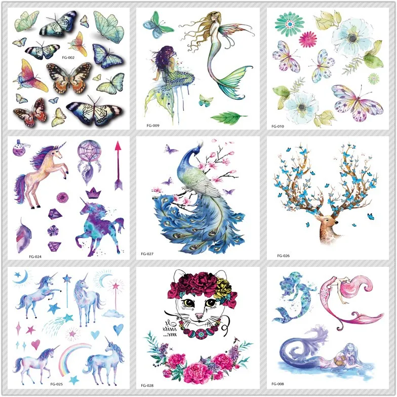 Rocooart Glitter Tattoo Peacock Horse Temporary Tattoo Sticker Women Tatouage Temporaire Body Art Mermaid Flash Taty Fake Tattoo
Rocooart Glitter Tattoo Peacock Horse Temporary Tattoo Sticker Women Tatouage Temporaire Body Art Mermaid Flash Taty Fake Tattoo