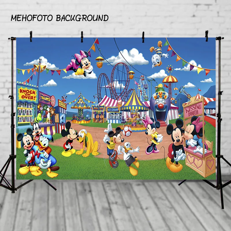 Donald Duck and Mickey Mouse Vinyl Customized Children Birthday Party Backdrops for Photo Studio Baby Shower Party Decoration
Donald Duck and Mickey Mouse Vinyl Customized Children Birthday Party Backdrops for Photo Studio Baby Shower Party Decoration