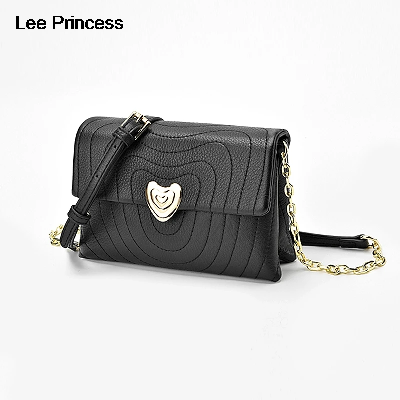 LEE Princess Genuine Leather Small Shoulder Bag For Women Messenger Bags Ladies Handbag Purse Sling Chain Crossbody Bag Female
LEE Princess Genuine Leather Small Shoulder Bag For Women Messenger Bags Ladies Handbag Purse Sling Chain Crossbody Bag Female