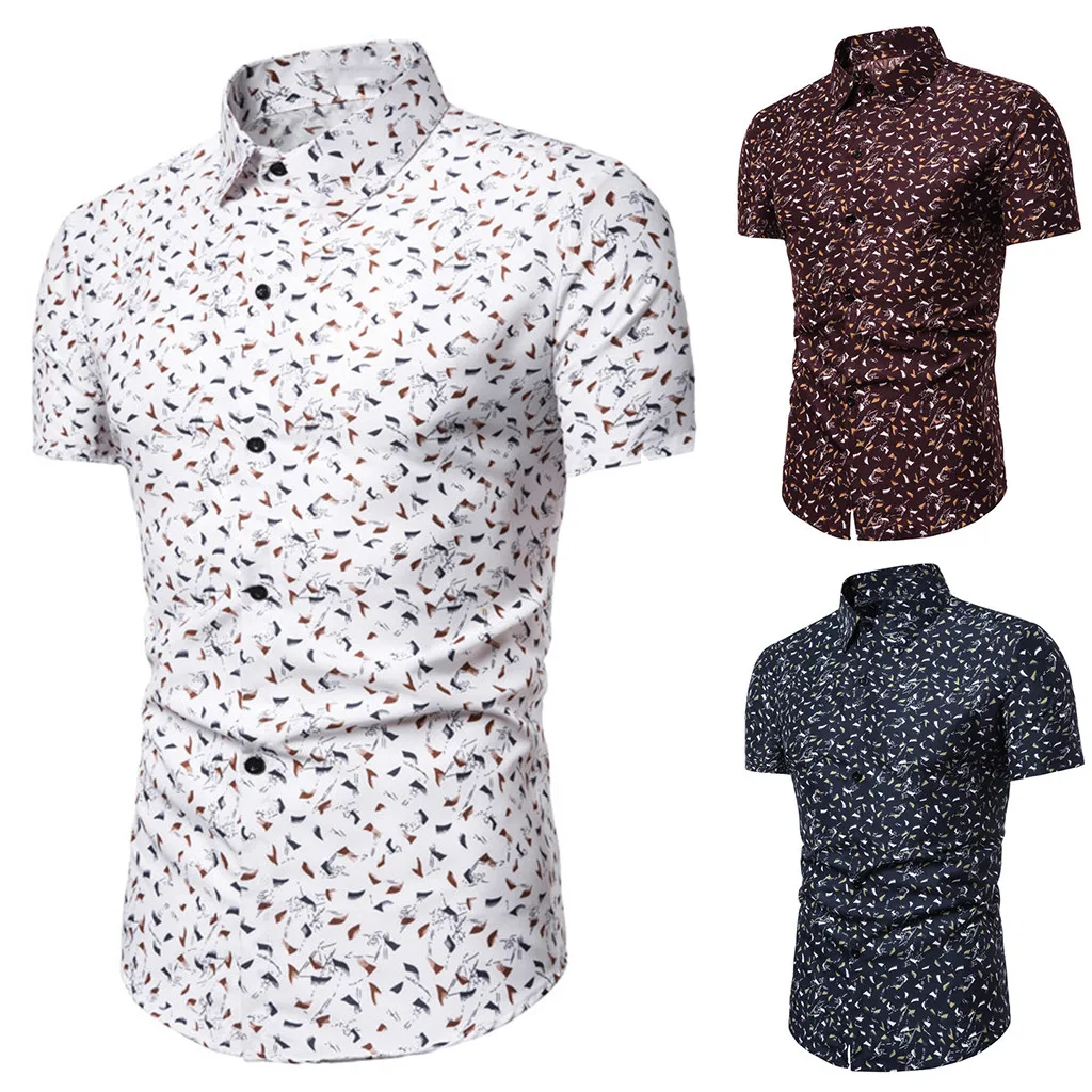 2019 Summer Men Plus Size Fashion Button Short Sleeve Shirt Tops Blouse hawaiian camisa masculina camisas hombre streetwear
2019 Summer Men Plus Size Fashion Button Short Sleeve Shirt Tops Blouse hawaiian camisa masculina camisas hombre streetwear