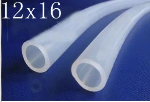 Фото 12x16mm Food Grade Medical Use FDA Silicone Rubber Air Tube Hoses Pipe  Обустройство | Водопроводные шланги (841171898)