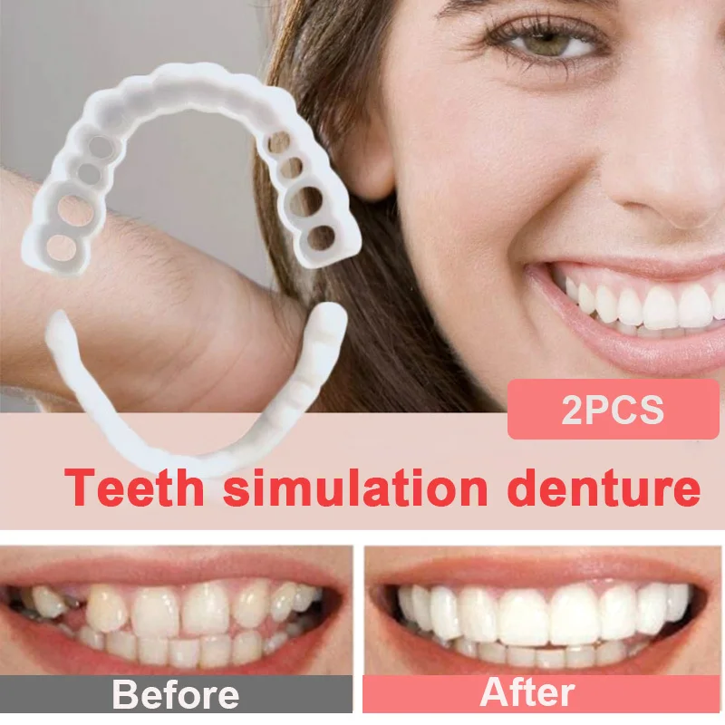 Comfortable Smile Denture Cover Fit Fle Teeth Fake Veneer Cover Teeth Whitening Snap On Smile Teeth Cosmetic Denture Tooth
Comfortable Smile Denture Cover Fit Fle Teeth Fake Veneer Cover Teeth Whitening Snap On Smile Teeth Cosmetic Denture Tooth