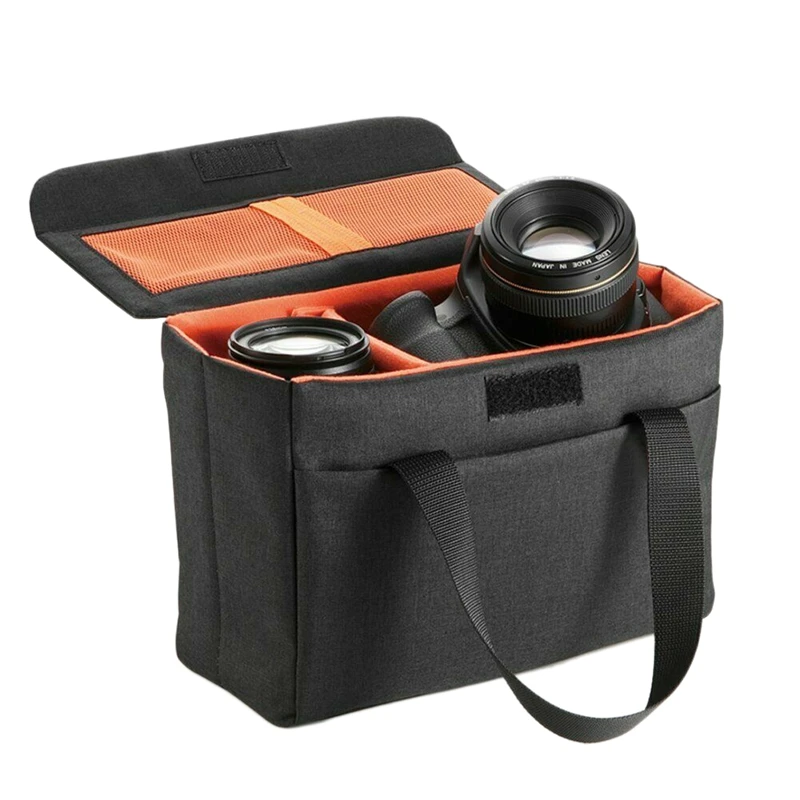 Waterproof Camera Bag Shockproof Partition Padded Case Portable Insert Lens Bags
Waterproof Camera Bag Shockproof Partition Padded Case Portable Insert Lens Bags