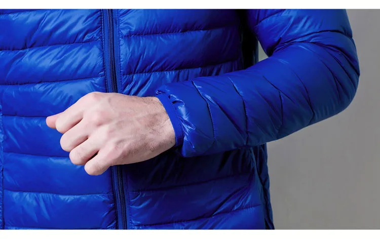 Aolamegs Men Winter Down Jacket Ultralight Thin White Duck Down Coat Solid Color Feather Jackets Male Windproof Warm Outwear 3XL (20)