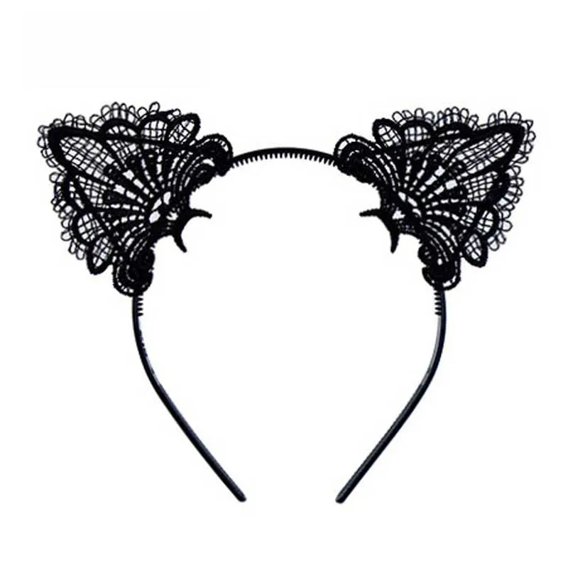 Fashion Headband Lace Cat Ears Sexy Boutique Hair Hoop Dance Party Hairs Accessories For Women Girls FS99
Fashion Headband Lace Cat Ears Sexy Boutique Hair Hoop Dance Party Hairs Accessories For Women Girls FS99