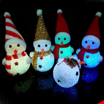New Cute Christmas Snowman LED Light Cute Ornaments Xmas Party Decoration Christmas Gift
New Cute Christmas Snowman LED Light Cute Ornaments Xmas Party Decoration Christmas Gift