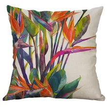 במקרה כרית פרח כרית כיסוי 40x40 cm פשוט פשתן Creative יפה כרית כיסוי מיטת עיצוב הבית שיש סופר רך #10(China)