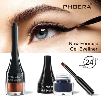 10 colors Waterproof Gel Eyeliner Mini Eyeliner Gel Cream With Brush Makeup Cosmetic Black Waterproof Eye Liner Natural TSLM1
10 colors Waterproof Gel Eyeliner Mini Eyeliner Gel Cream With Brush Makeup Cosmetic Black Waterproof Eye Liner Natural TSLM1